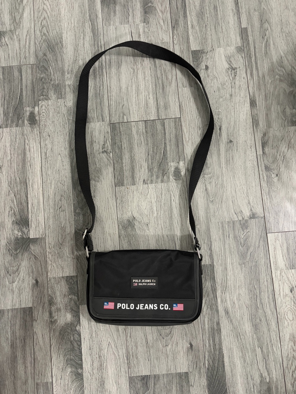 Polo Jeans Co. Ralph Lauren Black Mini Crossbody Bag